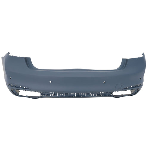 Rear Bumper Cover Primed For BMW 7-Series 2016-2019 Without M Pkg With 4 Park Assist Sensor Holes and 2 Park Distance Control Sensor Holes Replacement RB76010110P
