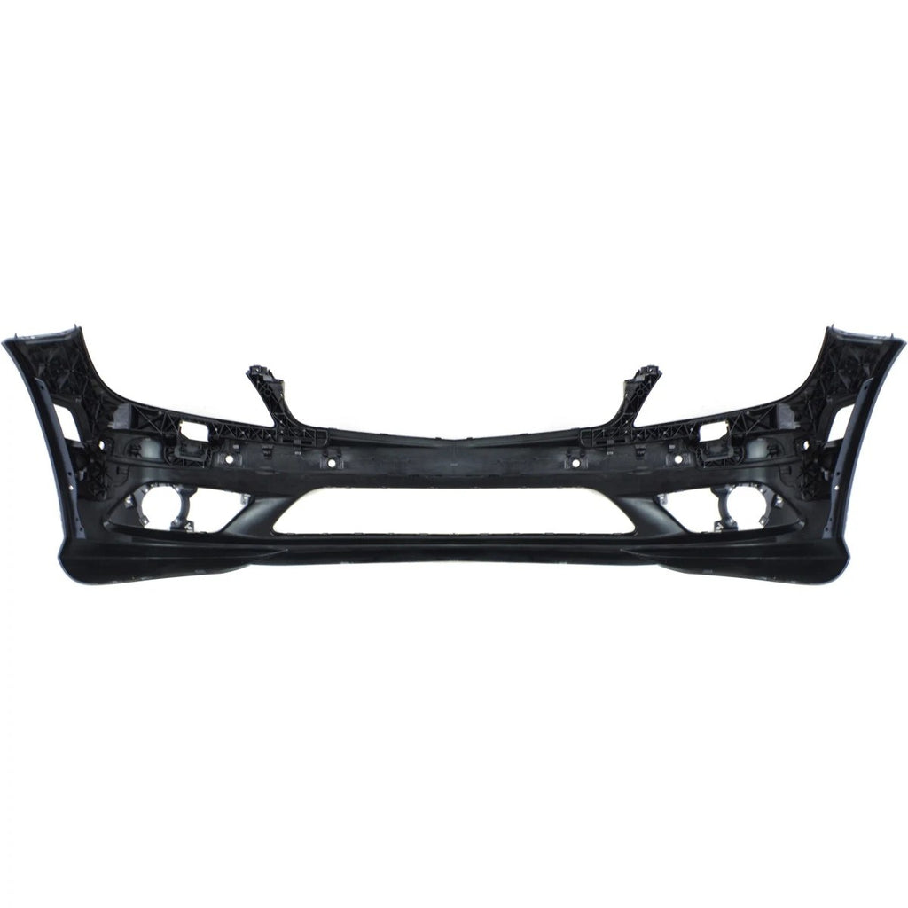 PARTS OASIS New Aftermarket MB1000343C Front Bumper Cover Primed - CAPA Replacement For Mercedes Benz C-CLASS 2008 2009 2010 2011 (Exc. C63 AMG Model) With AMG Pkg With HLW and Ptronic Holes Replaces OE 2048857825