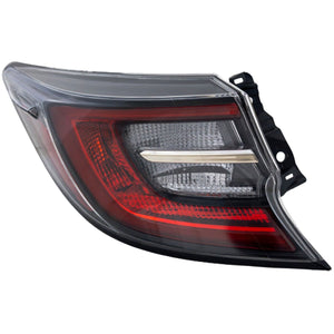 Tail Lamp Left Driver Side For 2019-2022 Toyota Corolla Outer Lens and Housing Replacement RT73010216U