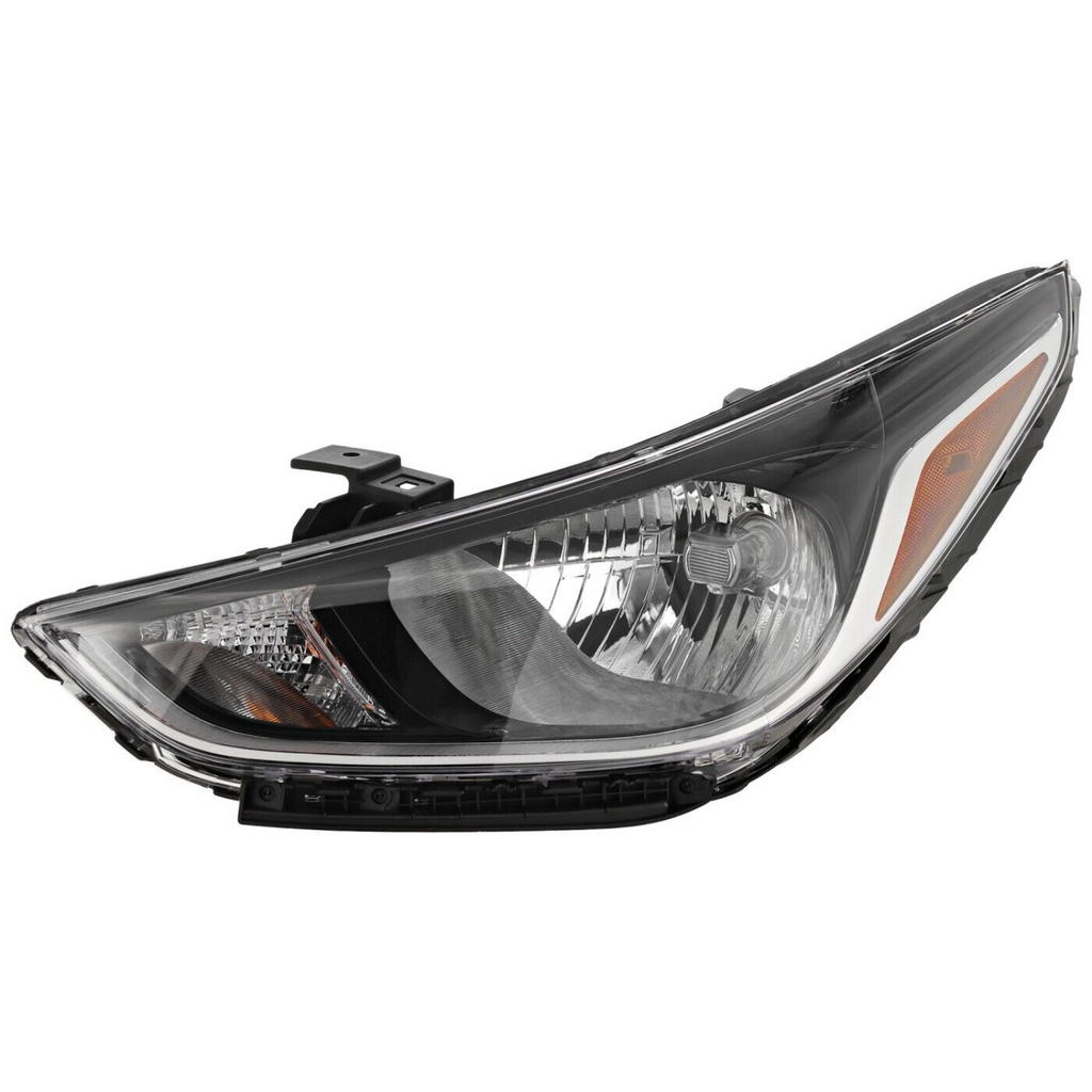 Head Lamp Left Driver Side For 2018-2022 Hyundai Accent Standard Type Sedan Replacement HY2502218C