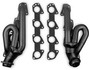 09-14 DODGE RAM 5.7L HEMI SHORTIE HEADER -BLACK