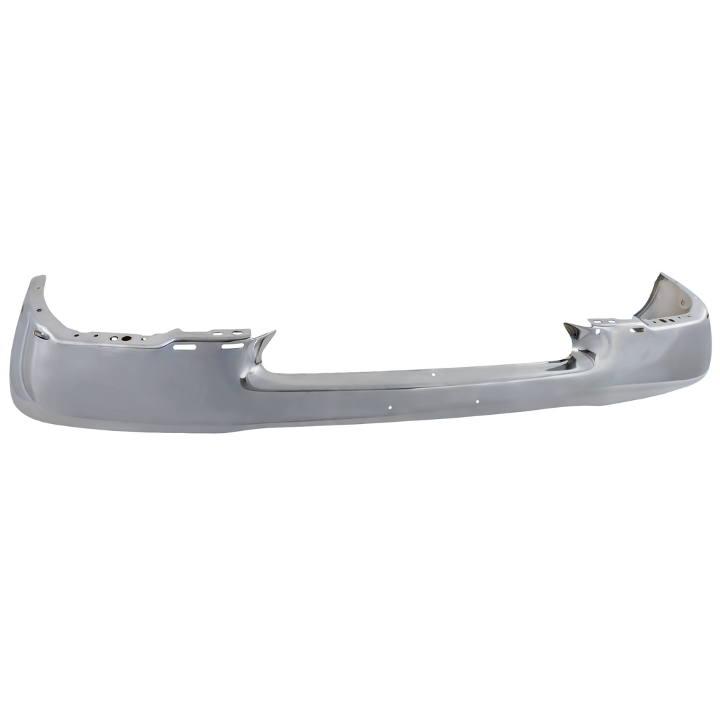 RANGER 98-00 FRONT BUMPER, Chrome, Styleside, w/o Pad Holes