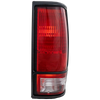 S10 BLAZER 83-94 TAIL LAMP RH, Lens and Housing, w/ Black Trim