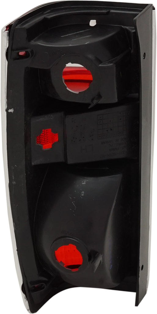 S10 BLAZER 83-94 TAIL LAMP LH, Lens and Housing, w/ Chrome Trim