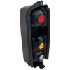 CHEROKEE 97-01 TAIL LAMP LH, Lens and Housing - CAPA