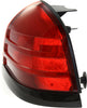 CROWN VICTORIA 00-11 TAIL LAMP RH, Lens and Housing, Dual Bulb Type, w/ Black Molding