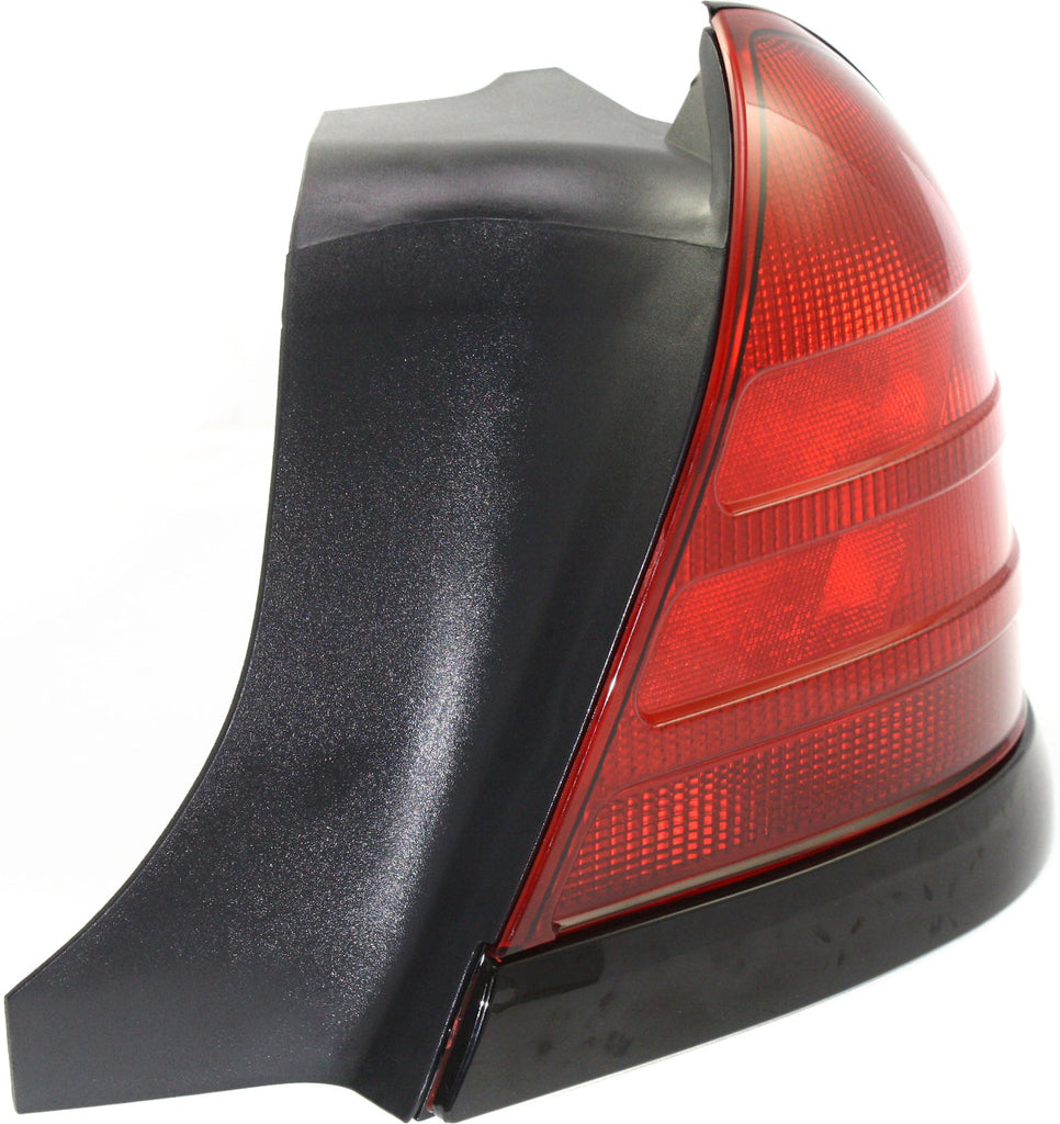 CROWN VICTORIA 00-11 TAIL LAMP RH, Lens and Housing, Dual Bulb Type, w/ Black Molding