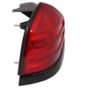 CROWN VICTORIA 00-11 TAIL LAMP LH, Lens and Housing, Dual Bulb Type, w/ Black Molding - CAPA