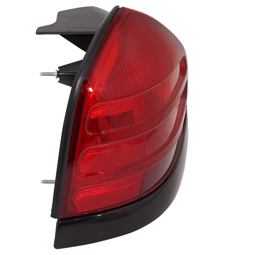 CROWN VICTORIA 00-11 TAIL LAMP LH, Lens and Housing, Dual Bulb Type, w/ Black Molding - CAPA