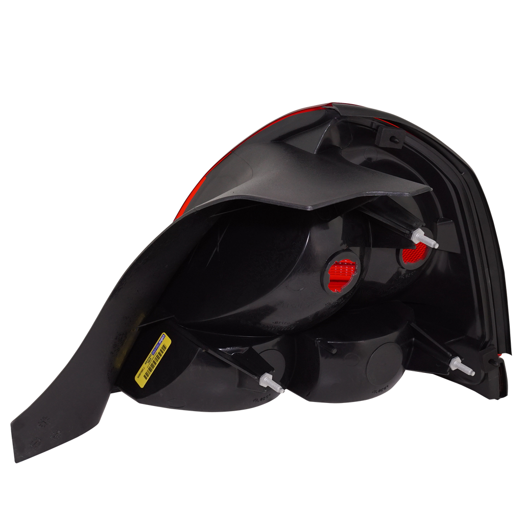 CROWN VICTORIA 00-11 TAIL LAMP LH, Lens and Housing, Dual Bulb Type, w/ Black Molding - CAPA