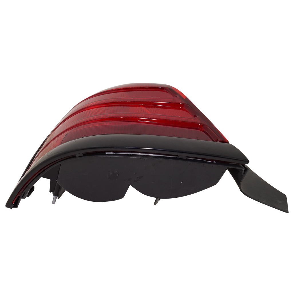 CROWN VICTORIA 00-11 TAIL LAMP LH, Lens and Housing, Dual Bulb Type, w/ Black Molding - CAPA