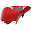 Tail Lamp Right Passenger Side For 2000-2001 Ford Focus Lens and Housing 3 Bulb Type Replacement 11-5375-01