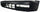 ACCORD 96-97 FRONT BUMPER COVER, Primed, 4 Cyl - CAPA