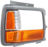 DAKOTA 91-96 PARK LAMP RH, Lens and Housing, w/ Head Lamp Door Gray, Composite Head Lamp