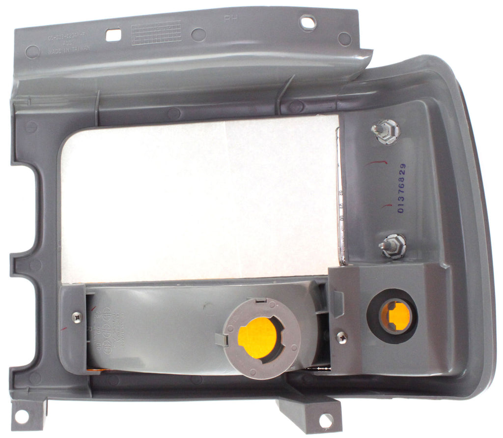 DAKOTA 91-96 PARK LAMP RH, Lens and Housing, w/ Head Lamp Door Gray, Composite Head Lamp