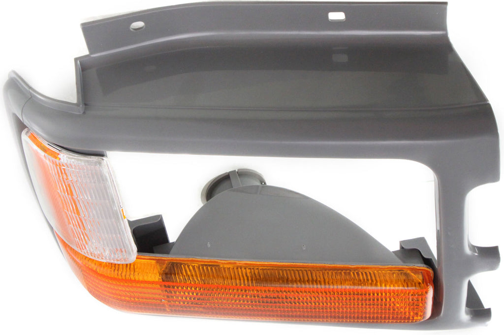 DAKOTA 91-96 PARK LAMP RH, Lens and Housing, w/ Head Lamp Door Gray, Composite Head Lamp