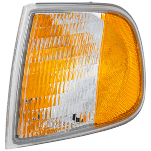 F-SERIES 97-03 CORNER LAMP LH, Lens and Housing, Park/Signal Light, From 7-96, All Cab Types - CAPA