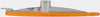 MALIBU 97-03/CLASSIC 04-05 FRONT SIDE MARKER LAMP LH, Lens and Housing