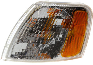 PASSAT 98-01 CORNER LAMP LH, Assembly, Clear and Amber Lens, Old Body Style