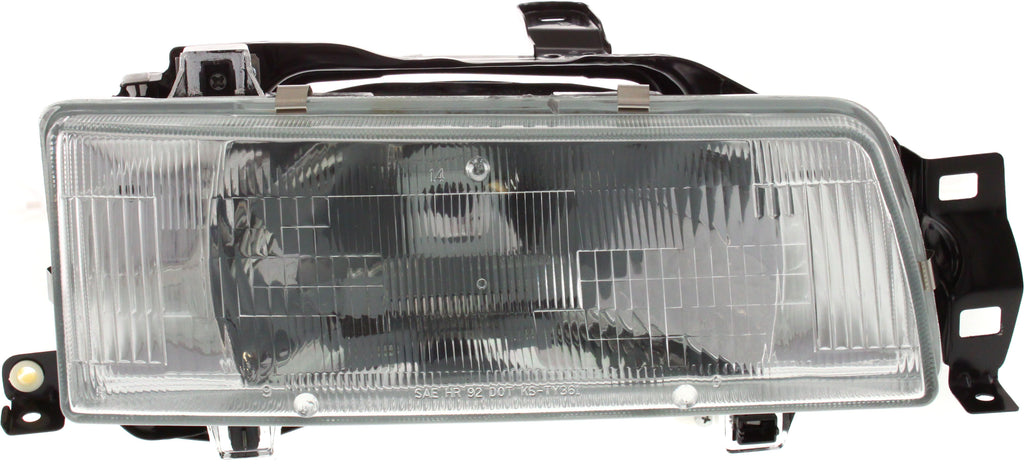 COROLLA 88-92 HEAD LAMP RH, Assembly, Halogen, 4-Dr, Sedan/Wagon, Canada/USA Built Vehicle