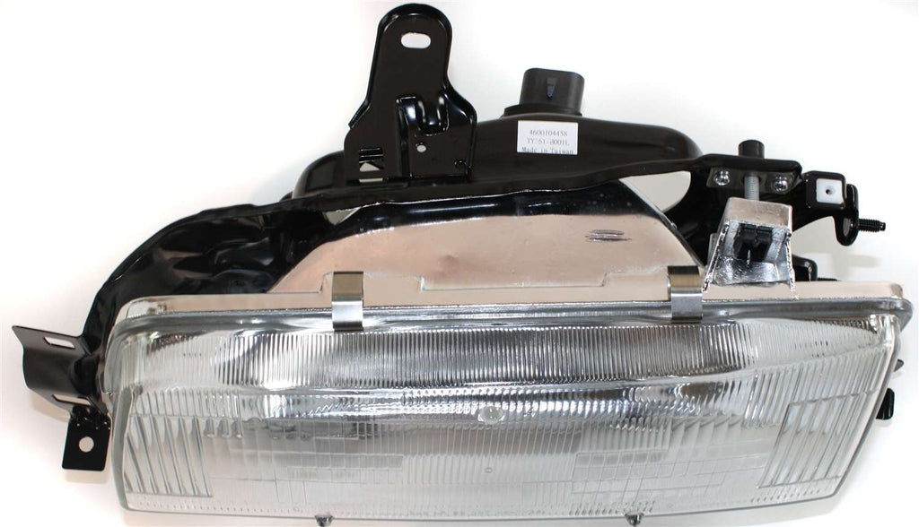 COROLLA 88-92 HEAD LAMP LH, Assembly, Halogen, 4-Dr, Sedan/Wagon, Canada/USA Built Vehicle