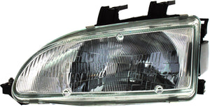 CIVIC 92-95 HEAD LAMP LH, Assembly, Halogen