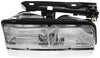 PARK AVENUE 91-93 HEAD LAMP RH, Assembly, Halogen, w/ Black Edged Lens (Includes Park Light)