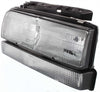 PARK AVENUE 91-93 HEAD LAMP LH, Assembly, Halogen, w/ Black Edged Lens (Includes Park Light)