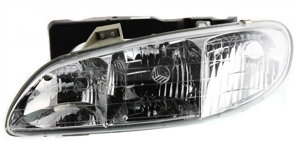 GRAND AM 96-98 HEAD LAMP LH, Assembly, Halogen
