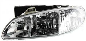 GRAND AM 96-98 HEAD LAMP LH, Assembly, Halogen