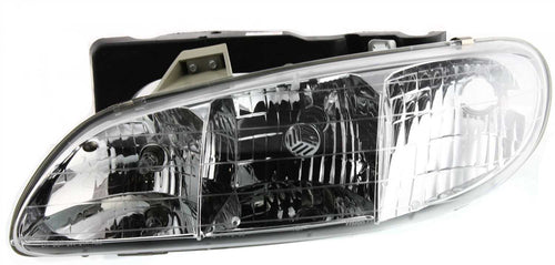 GRAND AM 96-98 HEAD LAMP LH, Assembly, Halogen