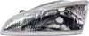 INTREPID 95-97 HEAD LAMP LH, Lens and Housing, w/ Vertical Fluted Lens