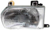 PATHFINDER 96-99 HEAD LAMP LH, Assembly, Halogen, To 12-98
