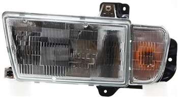 TRACKER 90-98 HEAD LAMP RH, Composite, Assembly, Halogen, Includes Side Marker, Canada Built Vehicle