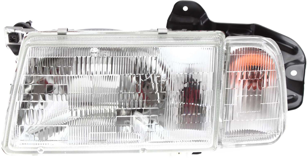 TRACKER 90-98 HEAD LAMP LH, Composite, Assembly, Halogen, Includes Side Marker, Canada Built Vehicle