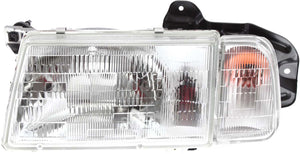 TRACKER 90-98 HEAD LAMP LH, Composite, Assembly, Halogen, Includes Side Marker, Canada Built Vehicle