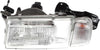 TRACKER 90-98 HEAD LAMP LH, Composite, Assembly, Halogen, Includes Side Marker, Canada Built Vehicle