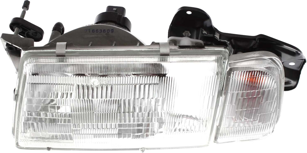 TRACKER 90-98 HEAD LAMP LH, Composite, Assembly, Halogen, Includes Side Marker, Canada Built Vehicle