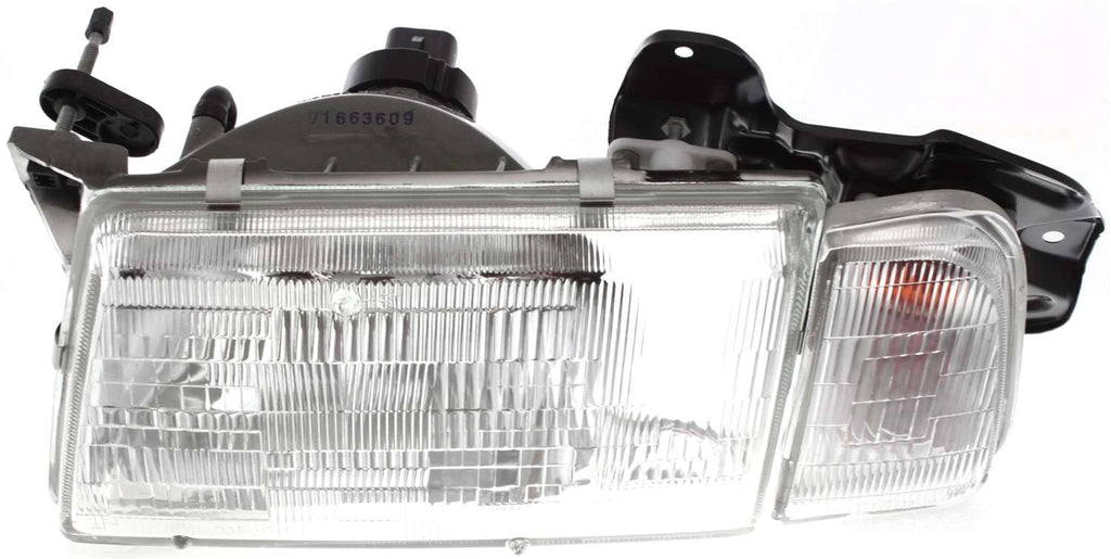 TRACKER 90-98 HEAD LAMP LH, Composite, Assembly, Halogen, Includes Side Marker, Canada Built Vehicle