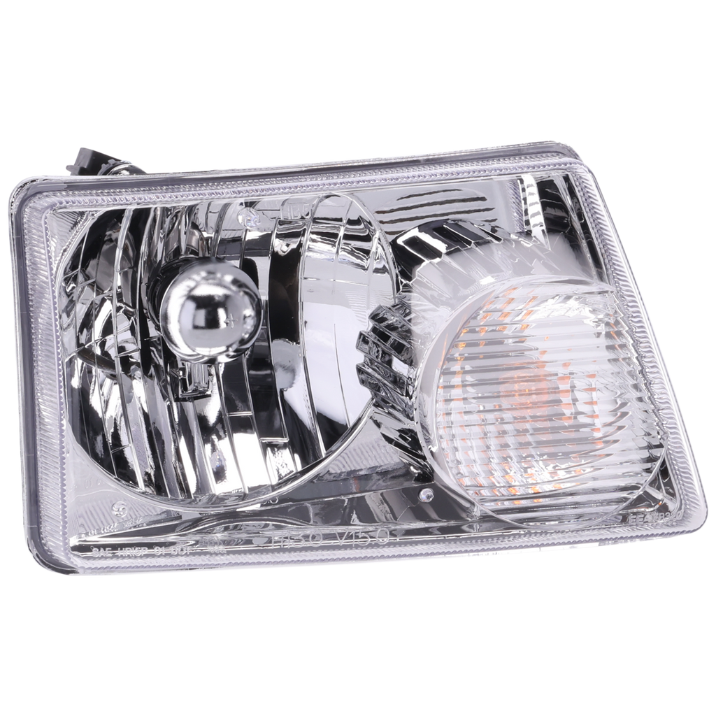 RANGER 01-11 HEAD LAMP RH, Assembly, Halogen, w/ Turn Signal Bulb and Socket, All Cab Types - CAPA