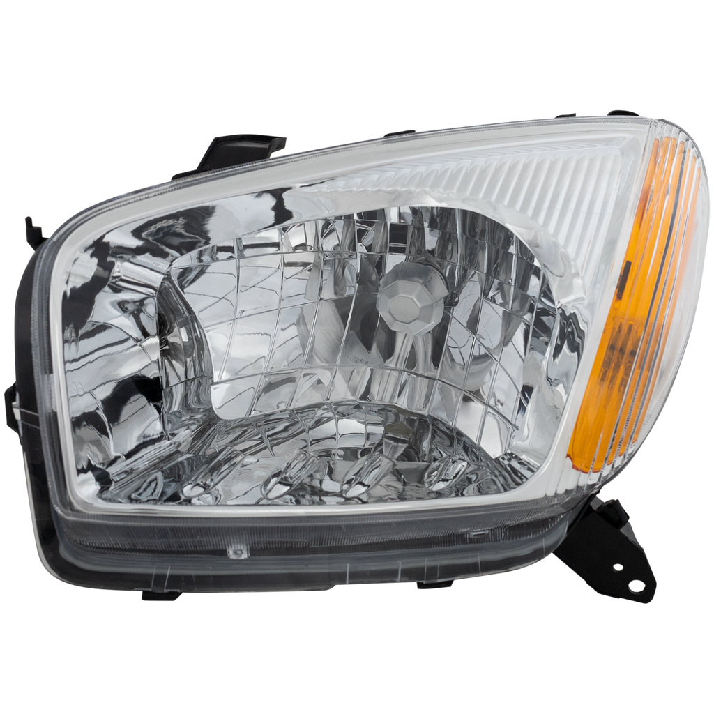 RAV4 01-03 HEAD LAMP LH, Assembly, Halogen, Chrome Interior, w/o Sport Package - CAPA