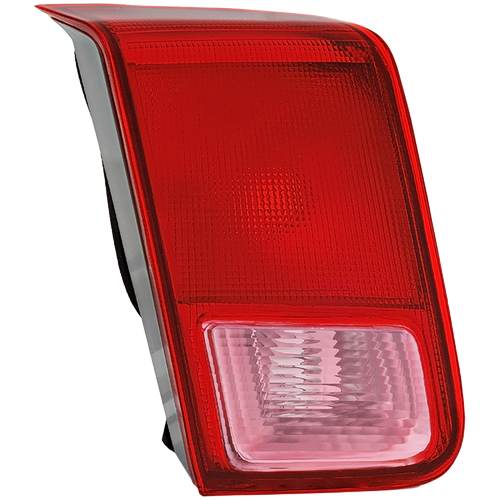 CIVIC 01-02 TAIL LAMP LH, Inner, Lens and Housing, Clear and Red Lens, Sedan