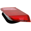 CIVIC 01-02 TAIL LAMP LH, Inner, Lens and Housing, Clear and Red Lens, Sedan