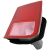 CIVIC 01-02 TAIL LAMP LH, Inner, Lens and Housing, Clear and Red Lens, Sedan