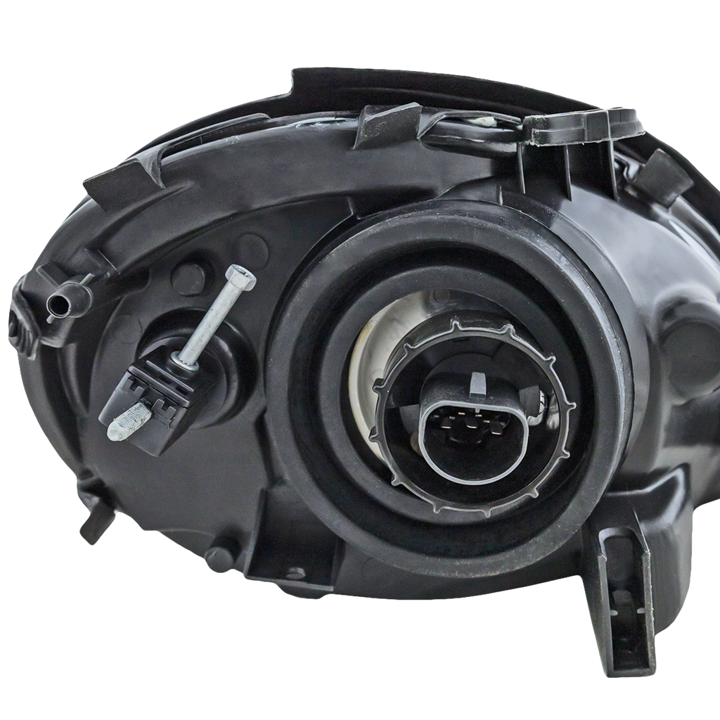 NEON 00-02 HEAD LAMP LH, Assembly, Halogen, Black Interior