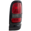 RAM PICKUP 94-02 TAIL LAMP LH, Lens and Housing, w/ Sport Package, Black