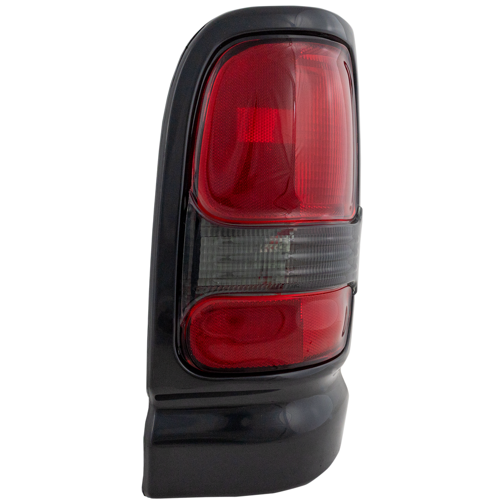 RAM PICKUP 94-02 TAIL LAMP LH, Lens and Housing, w/ Sport Package, Black