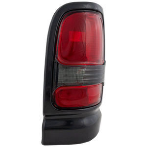 RAM PICKUP 94-02 TAIL LAMP LH, Lens and Housing, w/ Sport Package, Black