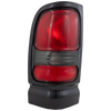 RAM PICKUP 94-02 TAIL LAMP LH, Lens and Housing, w/ Sport Package, Black