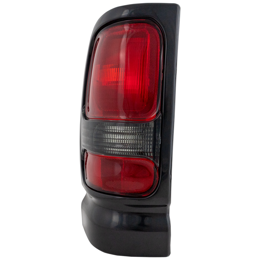 RAM PICKUP 94-02 TAIL LAMP LH, Lens and Housing, w/ Sport Package, Black